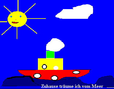 und hier trume ich von Zuhause!