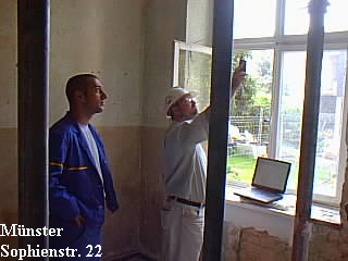 bei der Bauleitung